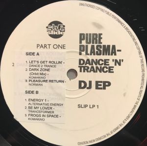 Various - Pure Plasma - Dance 'N' Trance (Part One) (1993)