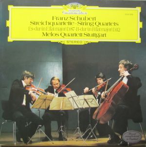 Franz Schubert / Melos Quartett Stuttgart - Streichquartette • String Quartets / Es-Dur (In E Flat Major) D.87 • B-Dur (In B Flat Major) D.112 (1977)