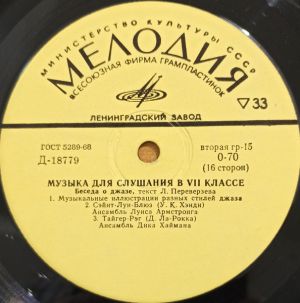 Various - Музыка Для Слушания В VII Классе