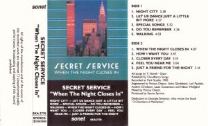 Secret Service - When The Night Closes In (1985)