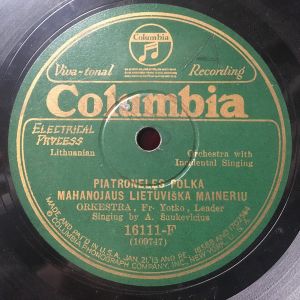 Mahanojaus Lietuviška Mainerių Orkestra - Piatronelęs Polka / Vilniaus Polka (1929)