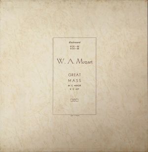W. A. Mozart - Marea Messă În Do Minor K. V. 427 (1955)