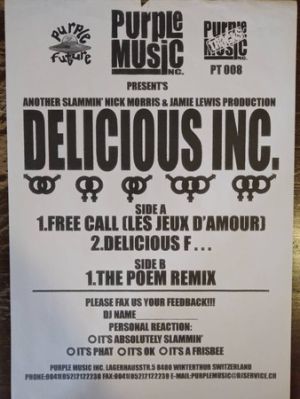 Delicious Inc - Free Call (Les Jeux D'amour) (1999)