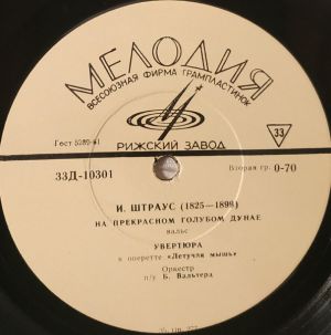 И. Штраус - На Прекрасном Голубом Дунае / Венская Кровь