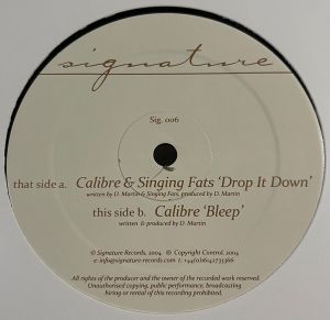 Calibre / Singing Fats - Drop It Down / Bleep (2021)