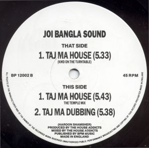 Joi Bangla Sound - Taj Ma House (1988)