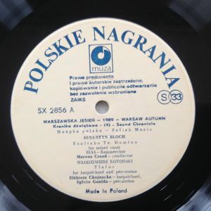 Various - Warszawska Jesień - 1989 - Warsaw Autumn, Kronika Dźwiękowa - (4) - Sound Chronicle (1989)