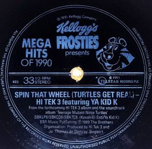 Hi Tek 3 / Ya Kid K - Spin That Wheel (Turtles Get Real) (1991)