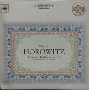 Vladimir Horowitz - Carnegie Hall-Konzert, 1. Teil