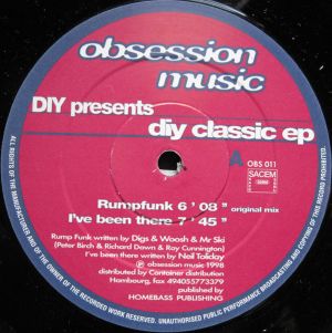 Various - Obsession Music Presents Diy Classic EP (1998)